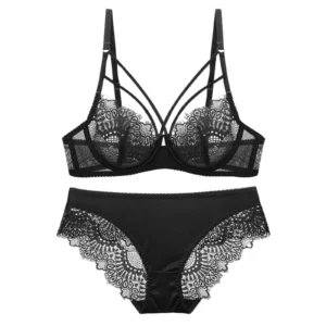 Plus Size Women'S Intimates Underwear Bra Panties Set Womens Adjustable Lingerie Collection Beautiful Chest белье для сексу