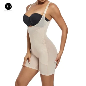 Shapewear Bodysuit Body Shaper Women Belly Sheath Waist Trainer Reductive Slimming Underwear Thin Breathable Adjustable Strap