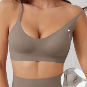 Soft Support Seamless Underwear Comfortable Gathering No Steel Ring Collection Light Thin Breathable Bra Style