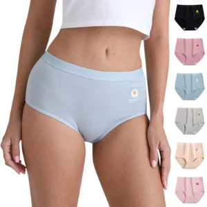 Pants 22w Elastic Waist Women High Waist Cotton Underwear Hip Lifting Summer Triangle Cotton Brazilian Panties V-Waist Thongs
