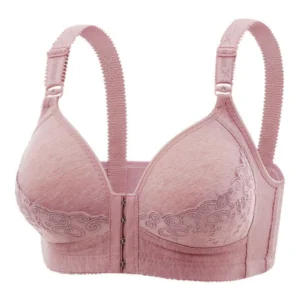 Women'S Traceless Front Button Bra Women'S Comfortable And Sexy Transparent Shoulder Strap Cordless Backless Calzones Para Mujer