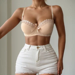 Ladies Running Gym Padded Underwear Women Back Button Shaping Cup Adjustable Shoulder Strap Large Size Calzones Para Mujer