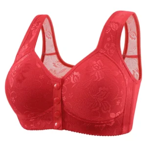 Women'S Comfort Front Button Bra Daisy Bras For Women Front Closure Push Up Bras Comfort Breathable Plus Calzones Para Mujer