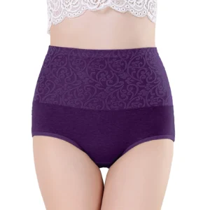 French Romantic Female Sexy Panty Women'S Solid Color Cotton Underwear High Waisted Underwear Sexy Panties Women'S Underwear