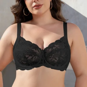 One Piece Soild Color Brassiere Sexy Lace Lingerie For Womens Underwire Bra Lace Floral Unlined Plus Brassiere Lencerias Sexy
